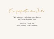 Neujahrskarte eigenes Foto 'Glaube, Hoffnung & Liebe' 3