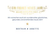 Neujahrskarte Fotoserie und Sternchen  3