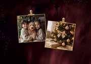 Neujahrskarte goldenes Herz mit Foto 2