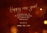 Neujahrskarte 'Happy new year 2027' mit Foto 3