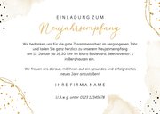 Neujahrskarte mit Einladung Neujahrsempfang 3