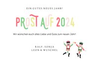 Neujahrskarte Nussknacker Prost 3