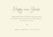 Neujahrskarte Simpel Grün Foto 2026 3