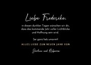 Neujahrskarte Teelichter 2027 3