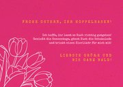 Osterkarte mit Lettering und Tulpen 3