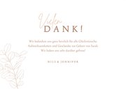 Rosa Dankeschönkarte zur Geburt mit Foto 3