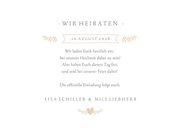 Save-the-Date-Karte zur Hochzeit mit eigenem Foto und Herzen 3