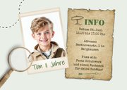 Schatzsuche Kindergeburtstag Einladung Foto 2