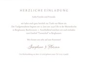 Taufeinladung Foto & Schreibschrift rosé 3