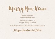 Umzugskarte Lebkuchenhaus Foto Weihnachtskarte 3