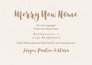 Umzugskarte Lebkuchenhaus Foto Weihnachtskarte 3