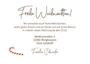Umzugskarte Weihnachten 'Ho ho home' 3