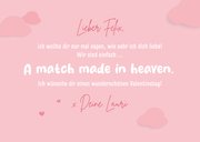 Valentinskarte 'A match made in heaven' 3