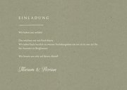 Verlobungskarte romantisch Spitze olivgrün 3