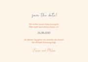 Vintage Save-the-Date Karte Früchte Linienzeichnung Hochzeit 3