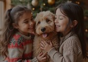 Weihnachtliche Fotokarte Goldschrift 2026 Weihnachtsgrüße  2