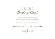 Weihnachtliche Umzugskarte mit Haus auf Anhänger 3