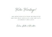 Weihnachtsgrußkarte Fotos 'Happy Holidays' 3