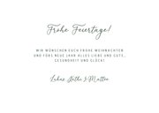 Weihnachtsgrußkarte Fotos 'Happy Holidays' 3