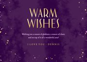 Weihnachtskarte 'Christmas Kisses' 3