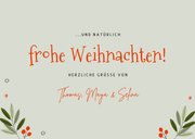 Weihnachtskarte Familie im Schlafanzug 3