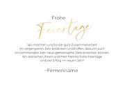 Weihnachtskarte Firma 'Vielen Dank' Goldsterne 3