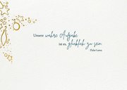 Weihnachtskarte mit Foto und Stern im Gold-Look 2