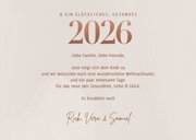 Weihnachtskarte moderne Fotocollage mit Jahreszahl 3