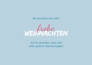Weihnachtskarte Pinguine im Schnee 2