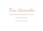 Weihnachtskarte Schafe im Schnee 3