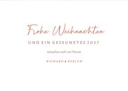 Weihnachtskarte Schafe im Schnee 3