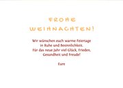 Weihnachtskarte Weihnachtssocken mit Namen 3