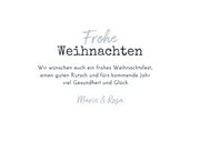 Weihnachtskarte Winterlandschaft Hochlandrind Kälbchen 3