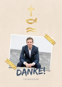 Danksagung zur Konfirmation Foto & Symbole