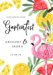 Einladung Gartenfest Sommerlook