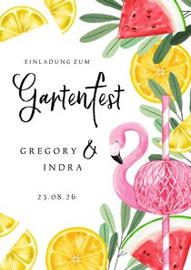 Einladung Gartenfest Sommerlook