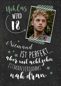 Einladung zum 18. Geburtstag Nah dran