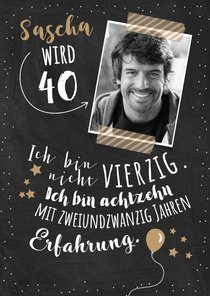 Einladung zum 40. Geburtstag Erfahrung 40