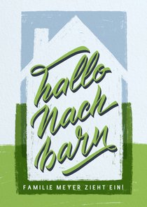 Einladung zur Einweihungsfeier "Hallo Nachbarn"
