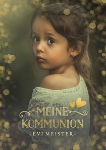 Einladung zur Kommunion Foto & Gold