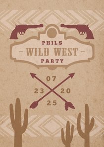 Einladung zur Wild West Party 5. Geburtstag