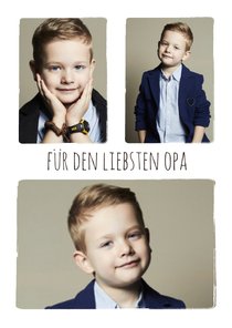 Fotokarte Serie aus drei Fotos