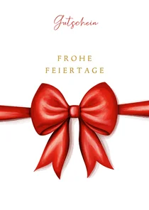 Geschäftliche Weihnachtsgrüße Geschenkgutschein Mitarbeiter