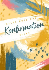 Glückwunschkarte zur Konfirmation - Abstrakt