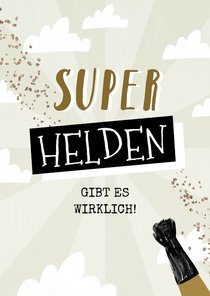 Grußkarte Vatertag 'Superhelden'