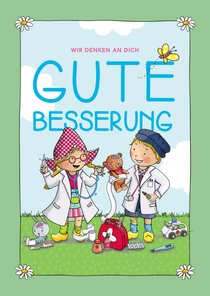 Gute Besserungskarte 'Fien & Teun' mit Teddybär