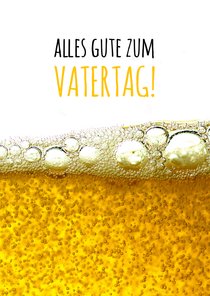 Karte Vatertag Bier