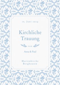 Kirchenheft Hochzeit englische Rose romantisch