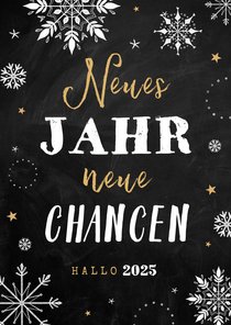 Neujahrskarte Firma 'Neues Jahr neue Chancen'