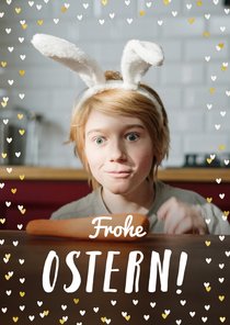 Ostergrußkarte eigenes Foto